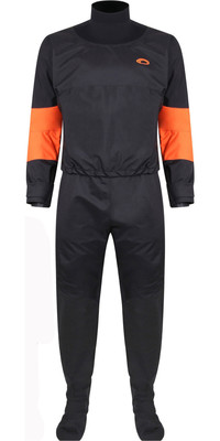 2024 Typhoon Roan Hinge Zip Drysuit 100184 - Orange / Grafiitti